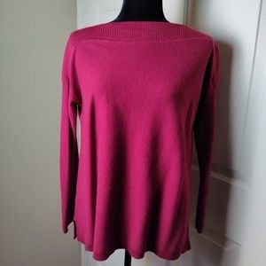 Light  Burgundy 100% Cotton Sweater